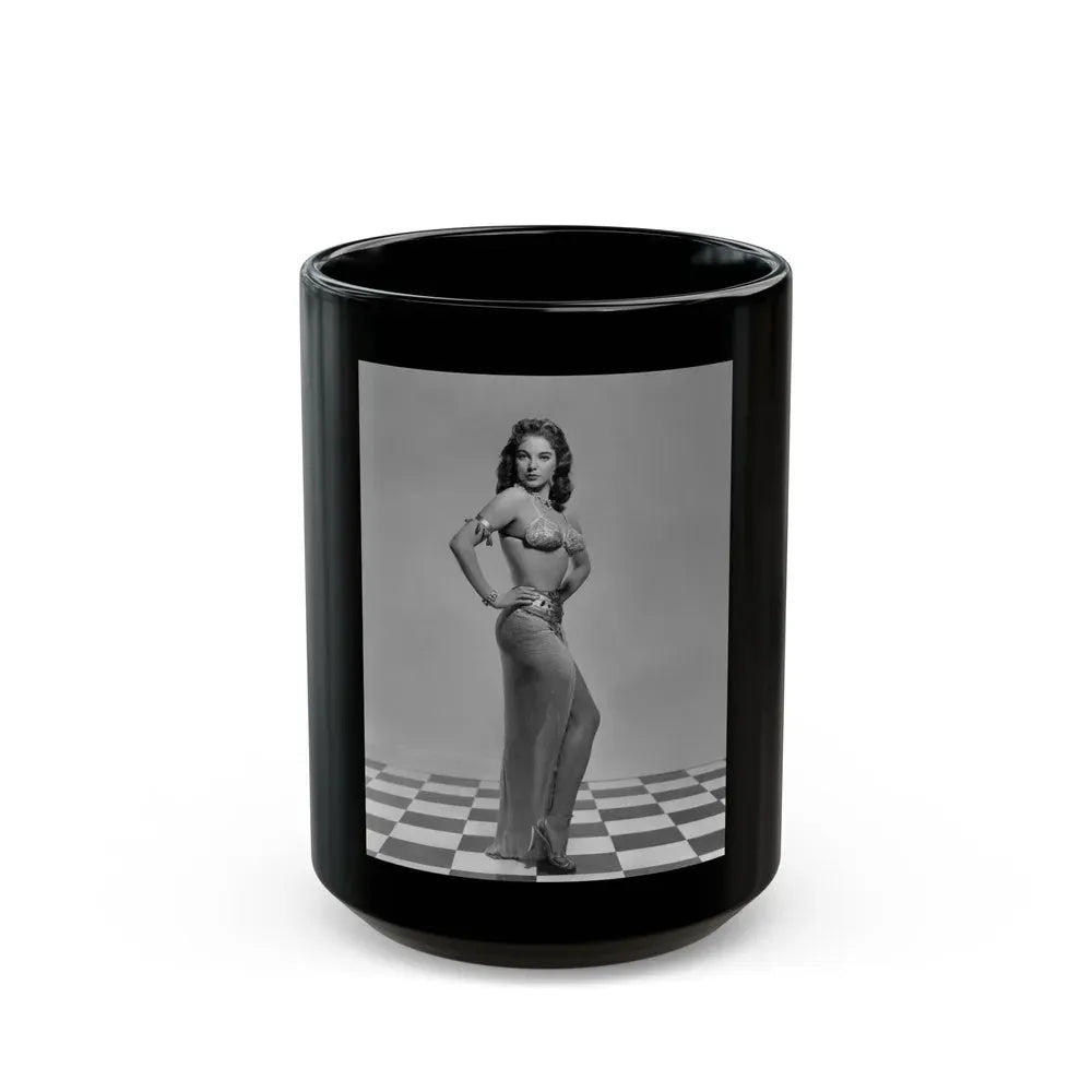 Joan Collins #36 1 (Vintage Female Icon) Black Coffee Mug 15oz - Go Mug Yourself