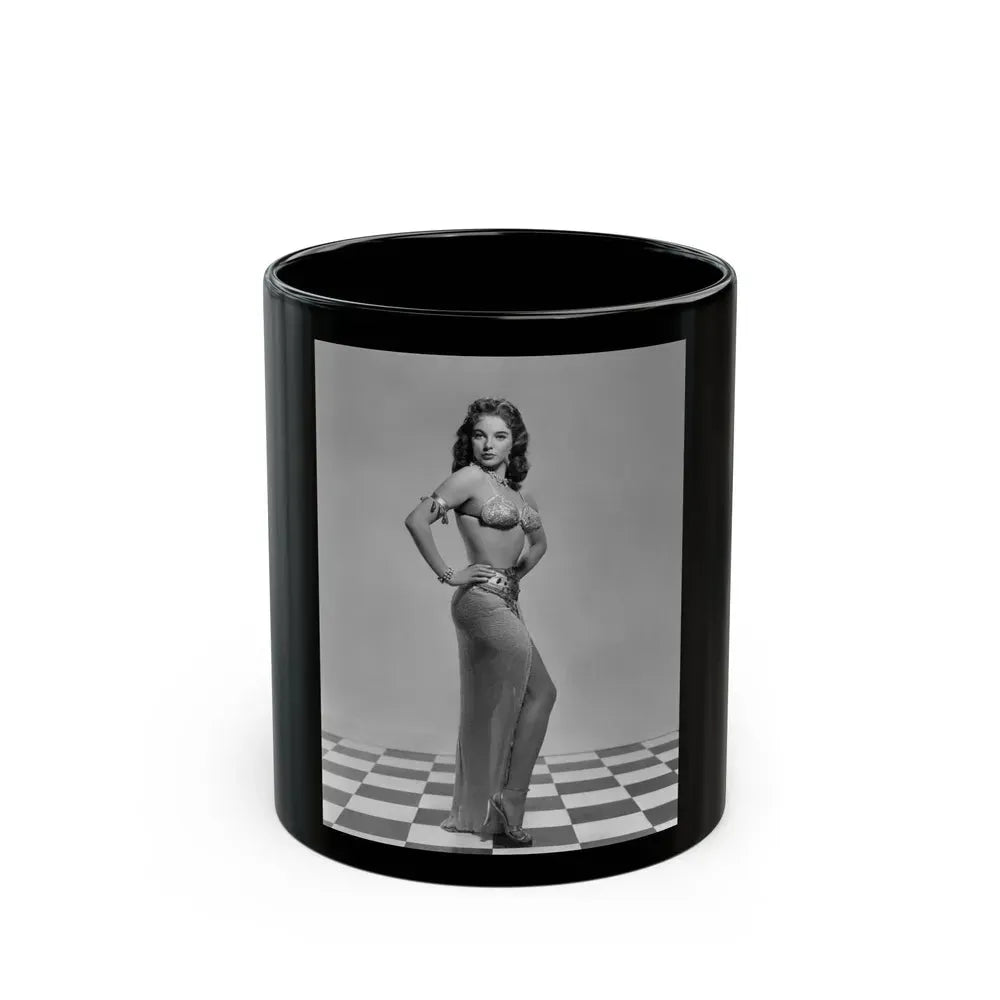 Joan Collins #36 (Vintage Female Icon) Black Coffee Mug 11oz - Go Mug Yourself