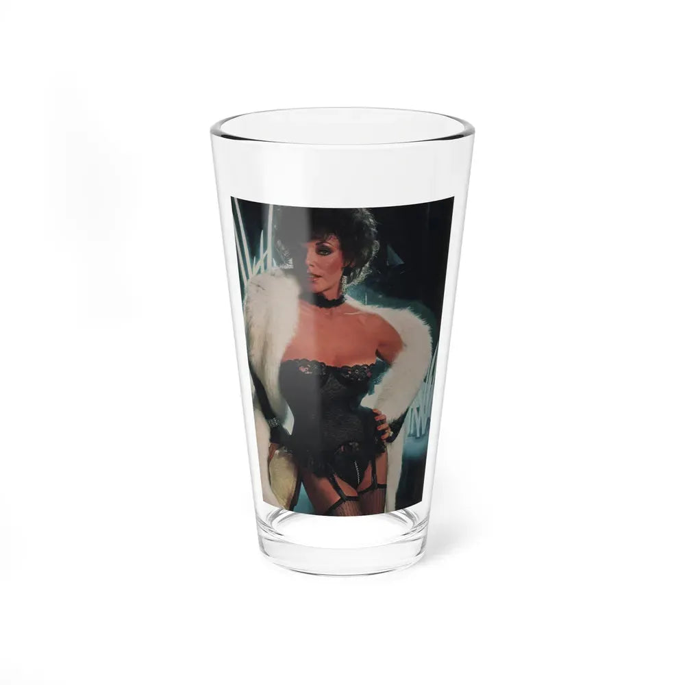 Joan Collins #385 - Dec. 1983 Playboy Photo (Vintage Female Icon) Pint Glass 16oz 16oz - Go Mug Yourself