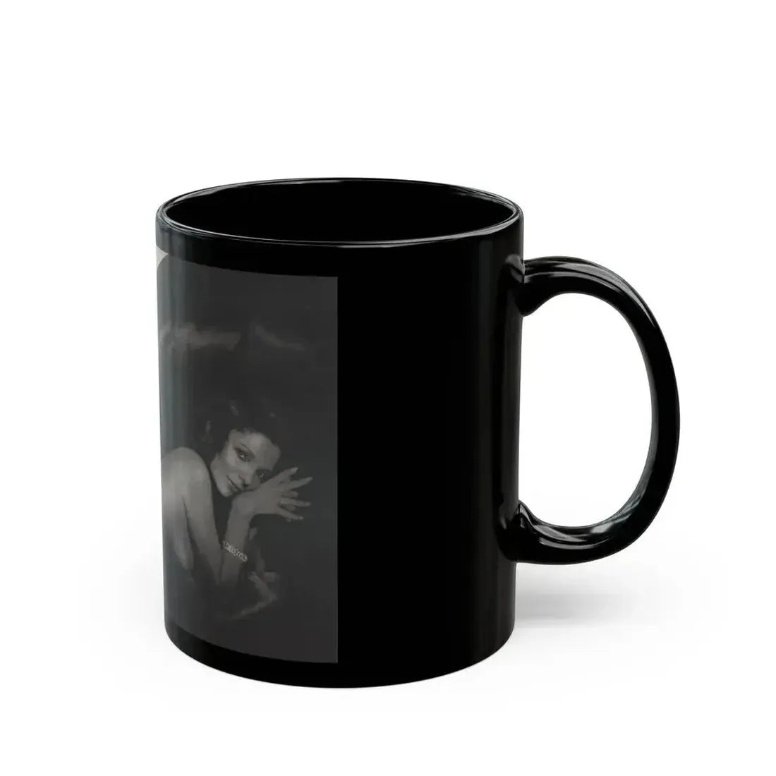 Joan Collins #391 - Dec. 1983 Playboy Photo (Vintage Female Icon) Black Coffee Mug - Go Mug Yourself