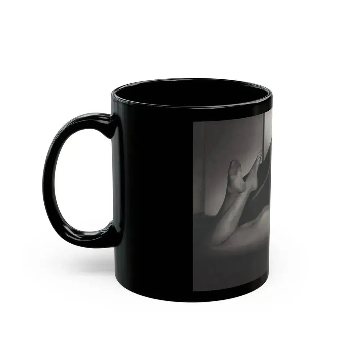 Joan Collins #391 - Dec. 1983 Playboy Photo (Vintage Female Icon) Black Coffee Mug - Go Mug Yourself