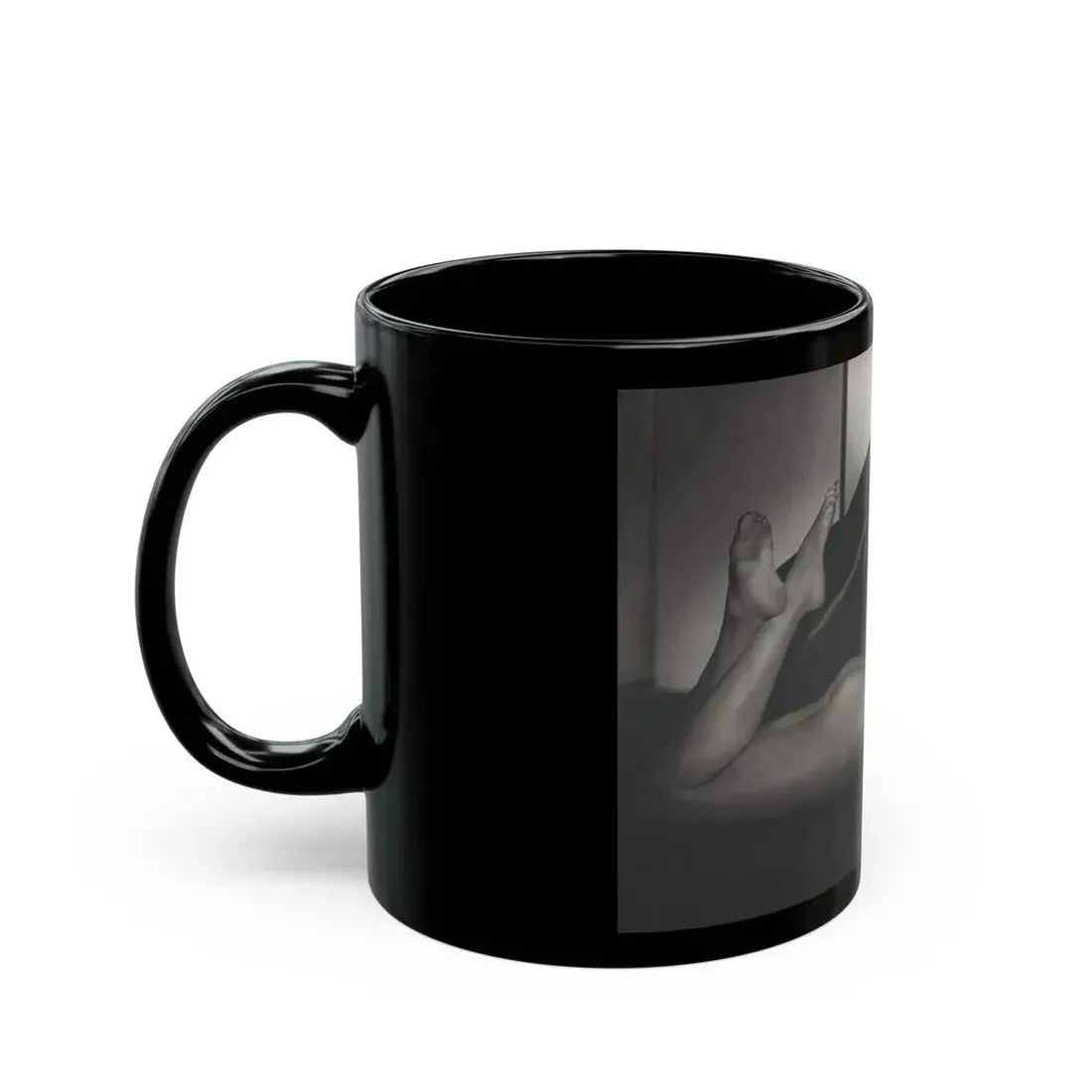 Joan Collins #391 - Dec. 1983 Playboy Photo (Vintage Female Icon) Black Coffee Mug - Go Mug Yourself