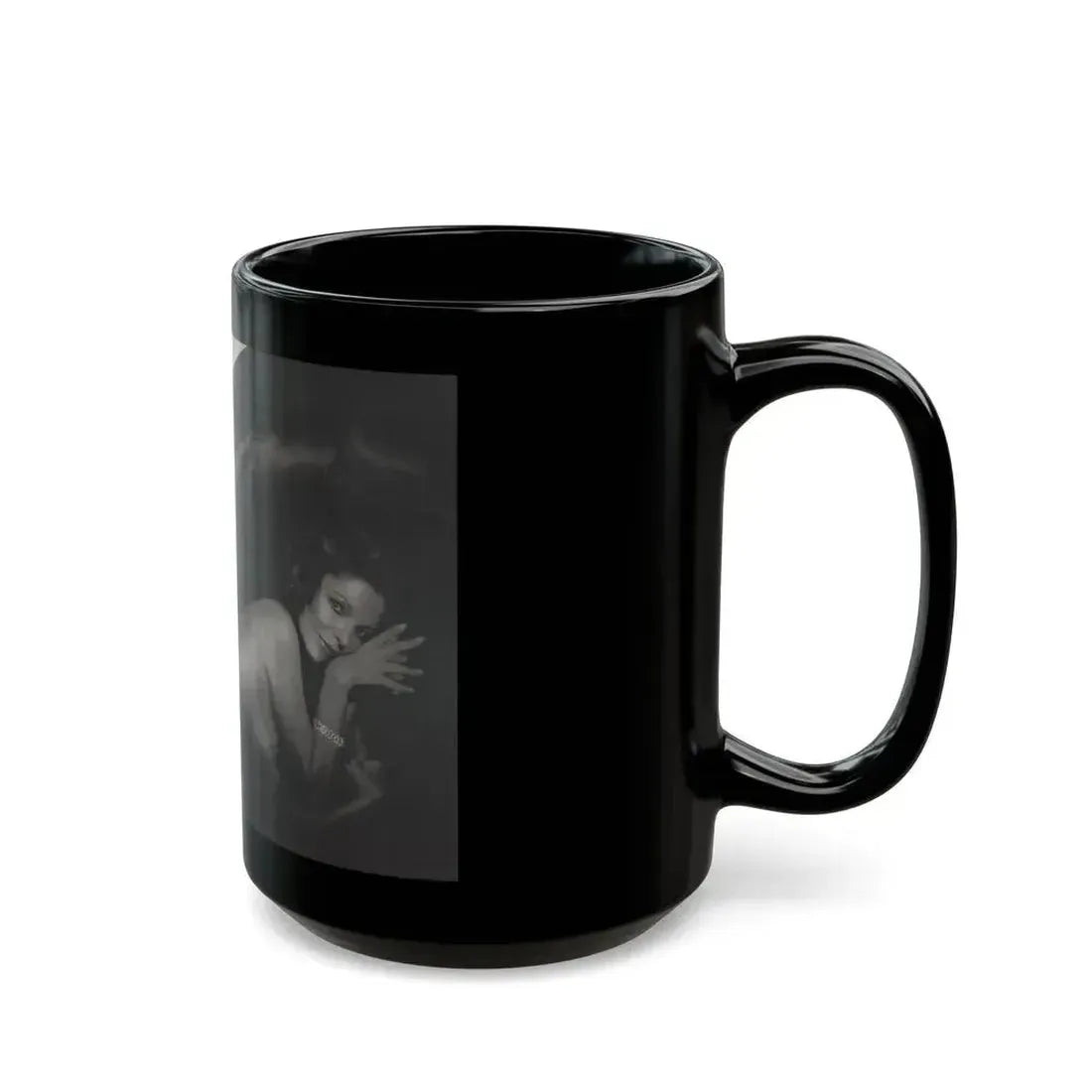 Joan Collins #391 - Dec. 1983 Playboy Photo (Vintage Female Icon) Black Coffee Mug - Go Mug Yourself