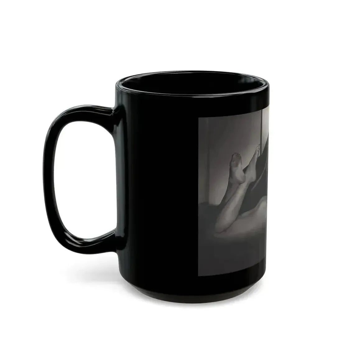 Joan Collins #391 - Dec. 1983 Playboy Photo (Vintage Female Icon) Black Coffee Mug - Go Mug Yourself
