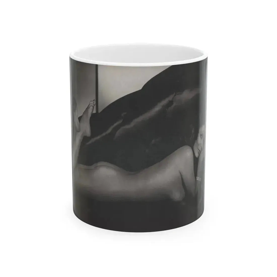 Joan Collins #391 - Dec. 1983 Playboy Photo (Vintage Female Icon) White Coffee Mug 11oz - Go Mug Yourself