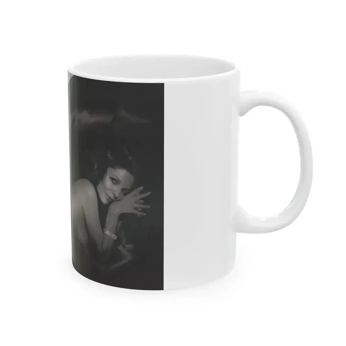 Joan Collins #391 - Dec. 1983 Playboy Photo (Vintage Female Icon) White Coffee Mug - Go Mug Yourself