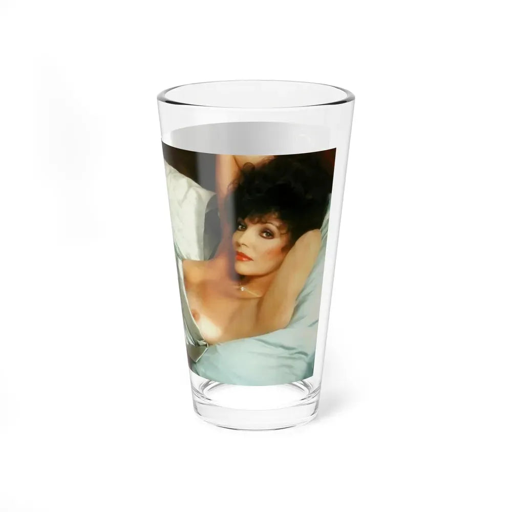 Joan Collins #393 - Dec. 1983 Playboy Photo (Vintage Female Icon) Pint Glass 16oz - Go Mug Yourself