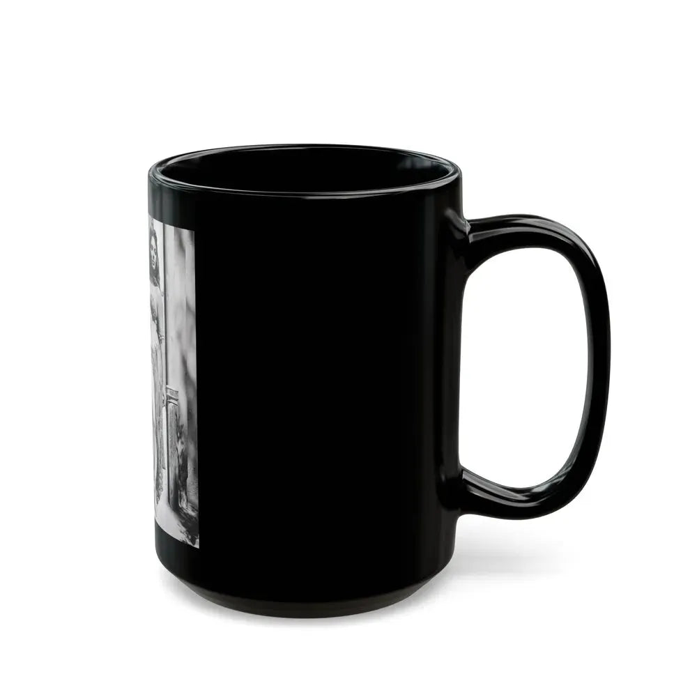 Joan Collins #399 (Vintage Female Icon) Black Coffee Mug - Go Mug Yourself
