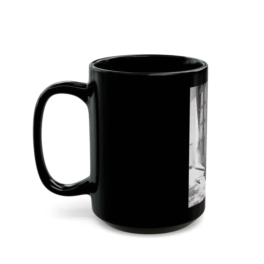 Joan Collins #399 (Vintage Female Icon) Black Coffee Mug - Go Mug Yourself