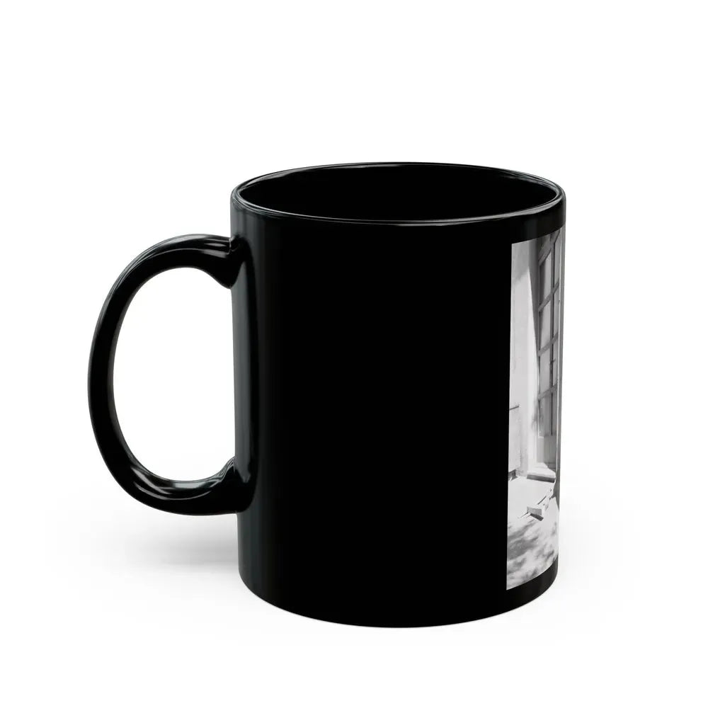 Joan Collins #399 (Vintage Female Icon) Black Coffee Mug - Go Mug Yourself