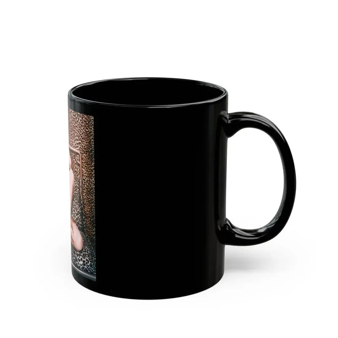Joan Collins #40 (Vintage Female Icon) Black Coffee Mug - Go Mug Yourself