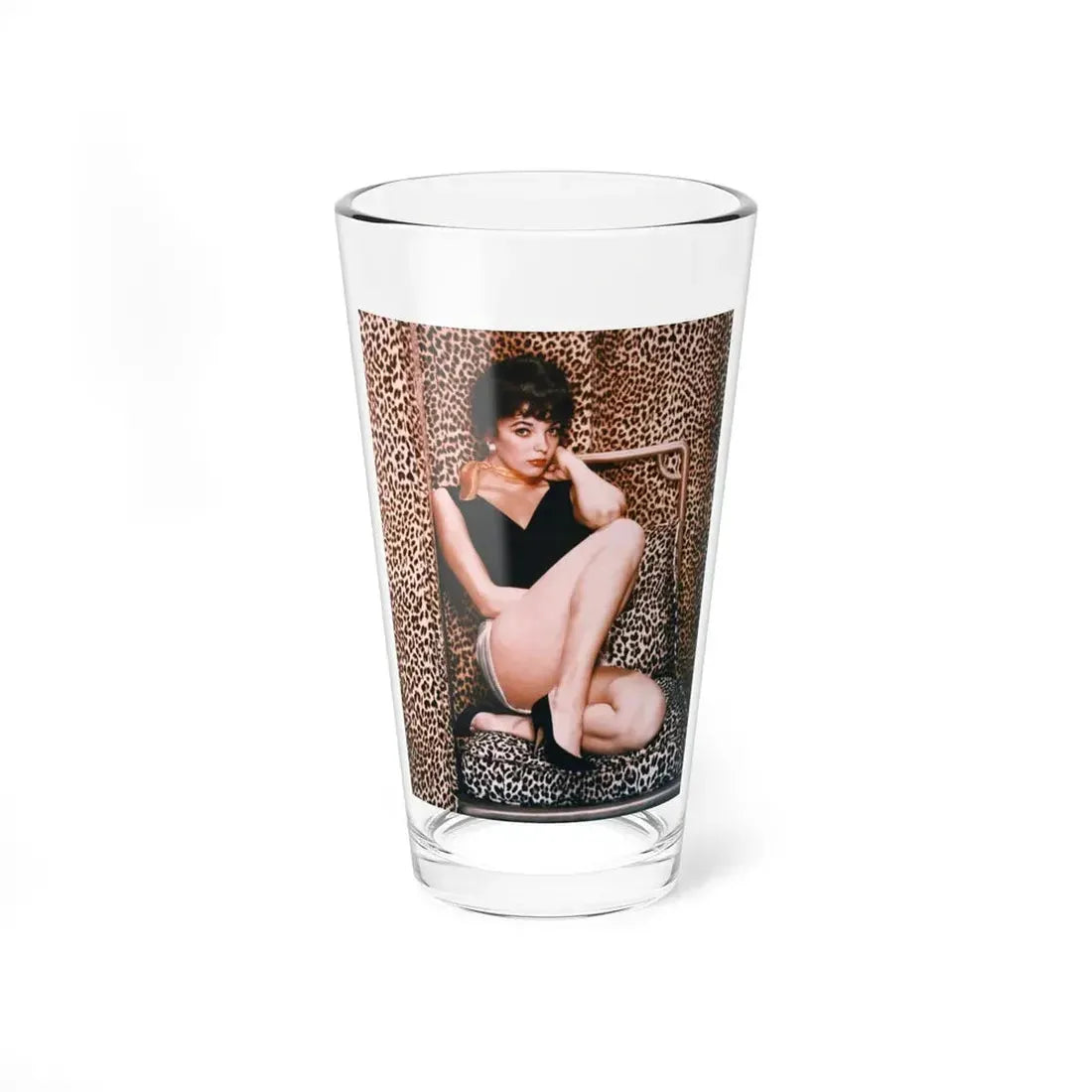 Joan Collins #40 (Vintage Female Icon) Pint Glass 16oz 16oz - Go Mug Yourself