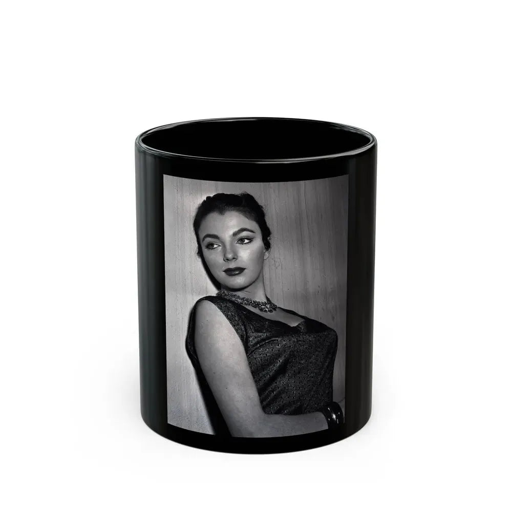 Joan Collins #416 (Vintage Female Icon) Black Coffee Mug 11oz - Go Mug Yourself