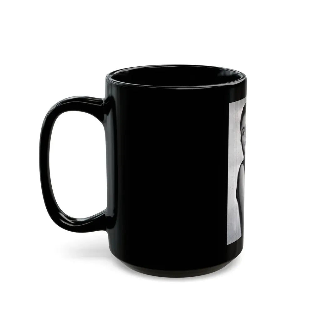 Joan Collins #416 (Vintage Female Icon) Black Coffee Mug - Go Mug Yourself