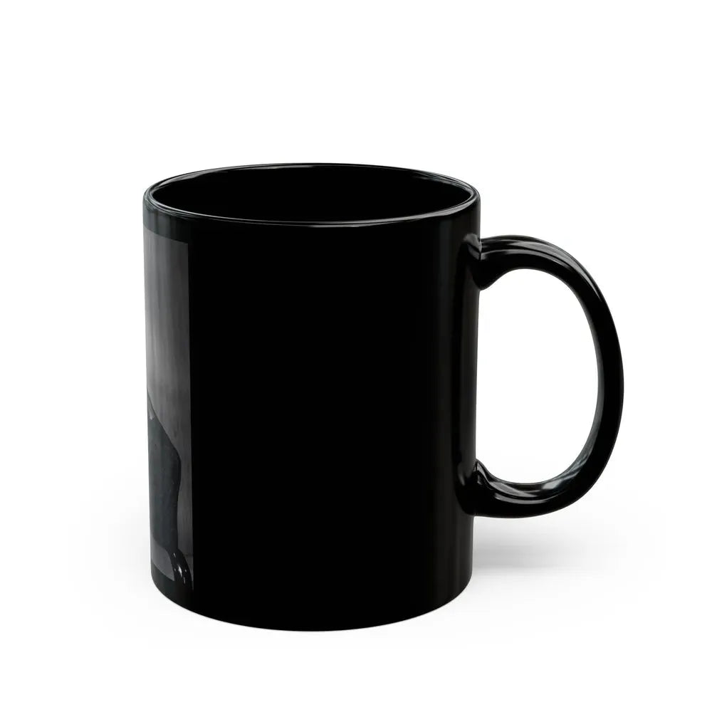 Joan Collins #416 (Vintage Female Icon) Black Coffee Mug - Go Mug Yourself