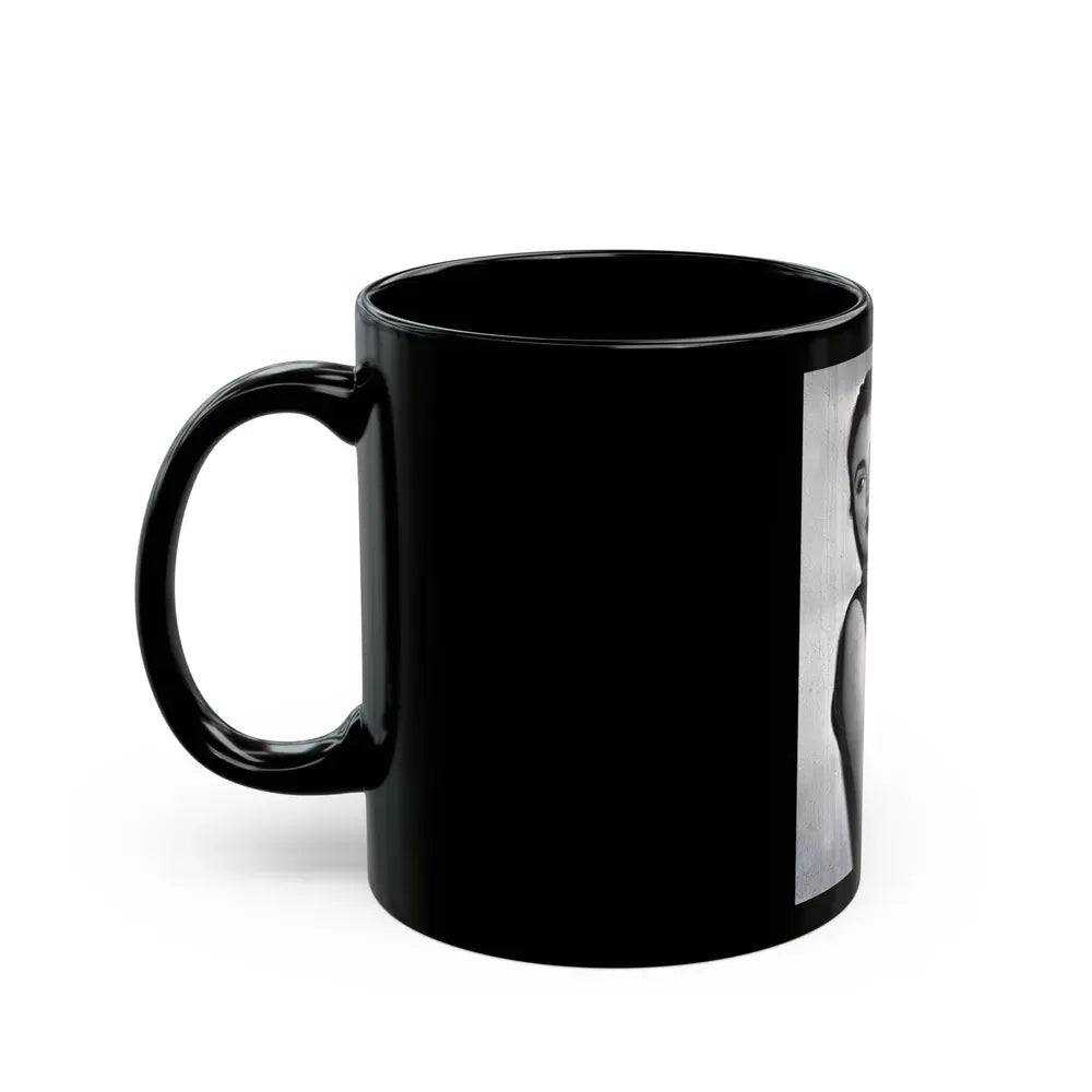 Joan Collins #416 (Vintage Female Icon) Black Coffee Mug - Go Mug Yourself