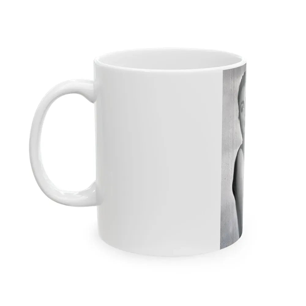 Joan Collins #416 (Vintage Female Icon) White Coffee Mug - Go Mug Yourself