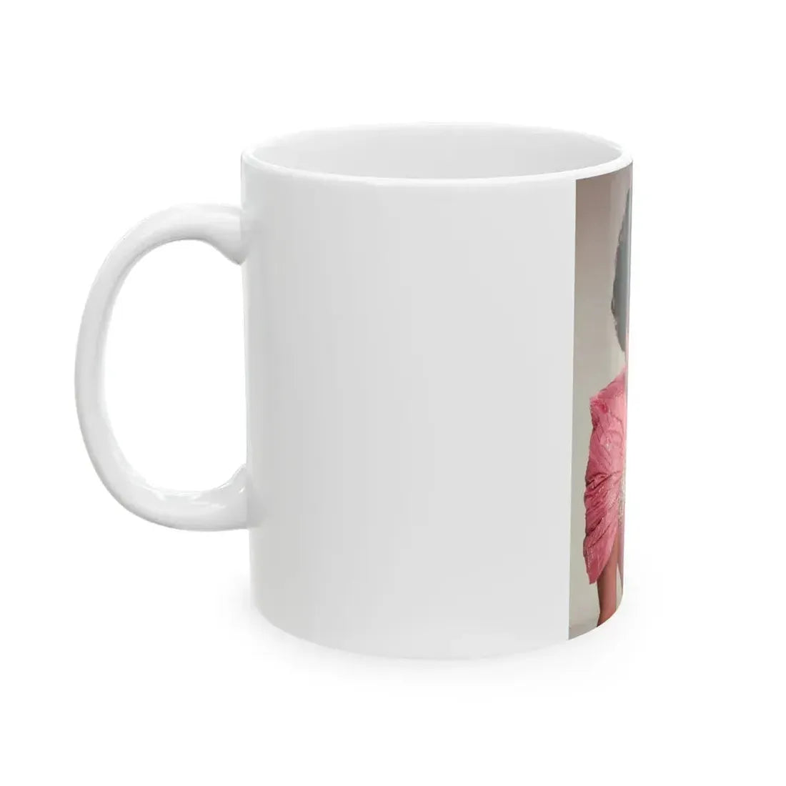 Joan Collins #418 (Vintage Female Icon) White Coffee Mug - Go Mug Yourself