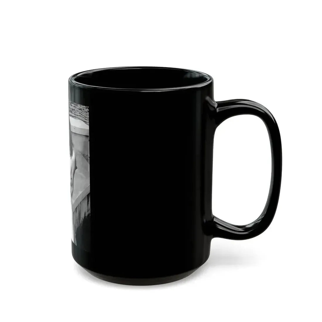 Joan Collins #420 (Vintage Female Icon) Black Coffee Mug - Go Mug Yourself
