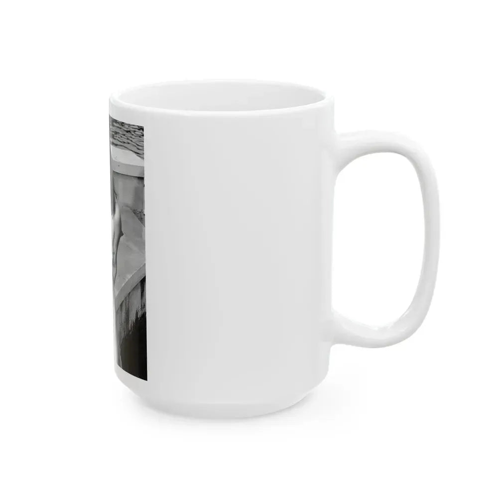 Joan Collins #420 (Vintage Female Icon) White Coffee Mug - Go Mug Yourself