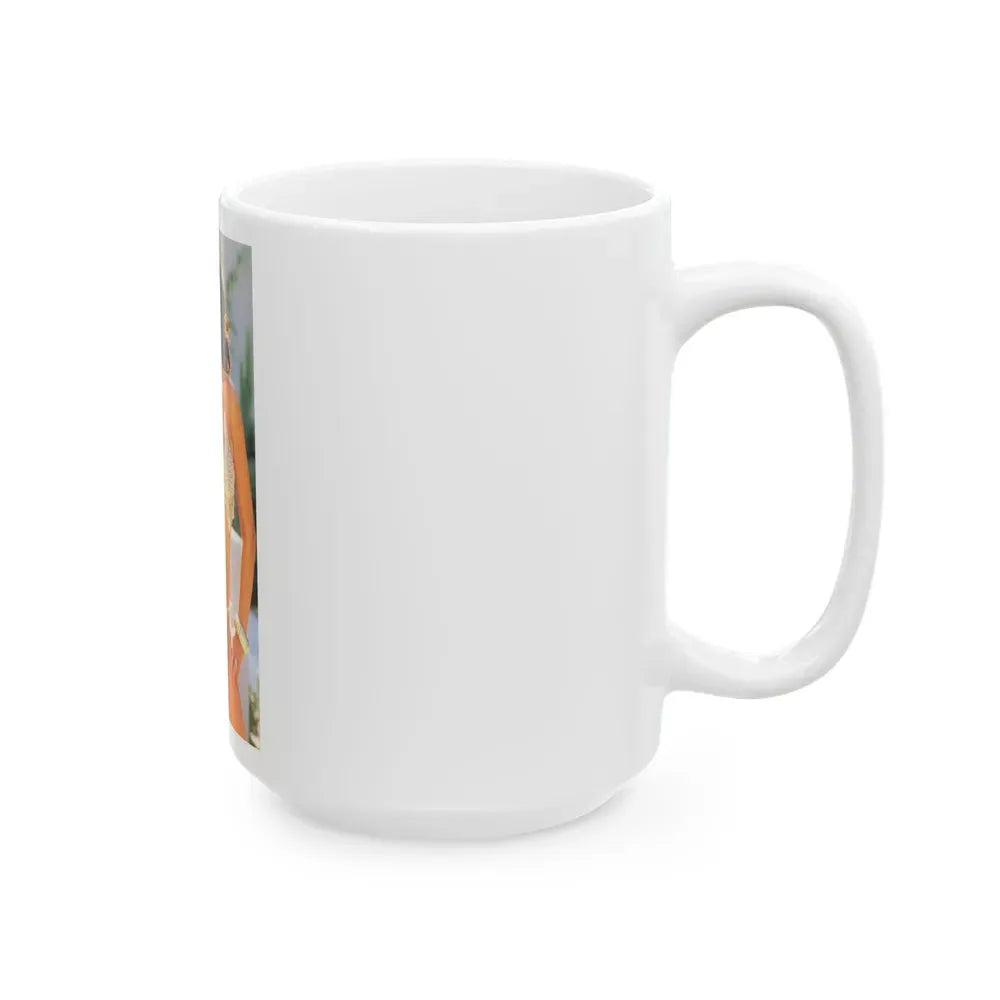 Joan Collins #422 (Vintage Female Icon) White Coffee Mug - Go Mug Yourself