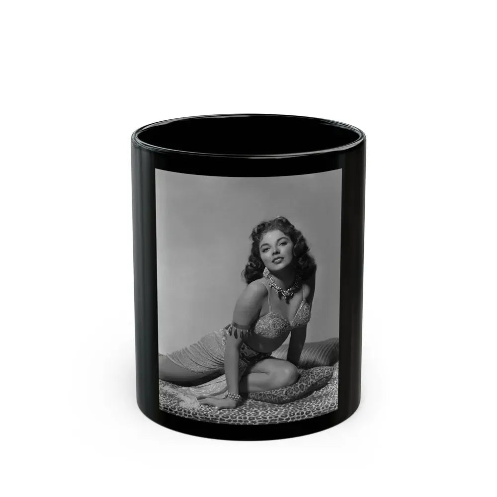 Joan Collins #424 (Vintage Female Icon) Black Coffee Mug 11oz - Go Mug Yourself
