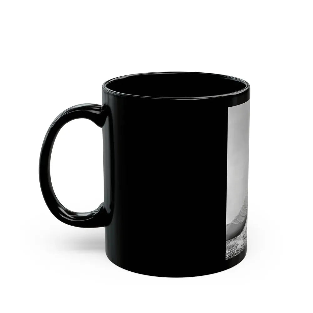 Joan Collins #424 (Vintage Female Icon) Black Coffee Mug - Go Mug Yourself