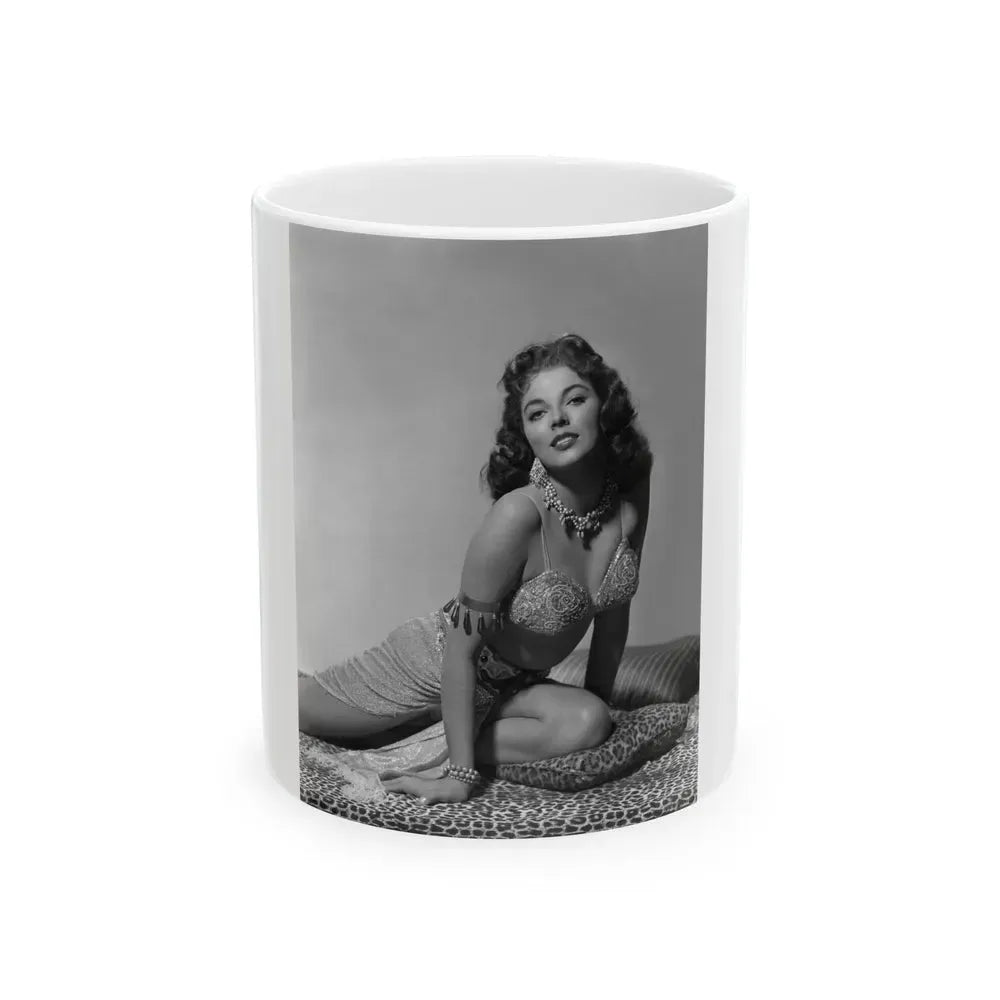 Joan Collins #424 (Vintage Female Icon) White Coffee Mug 11oz - Go Mug Yourself