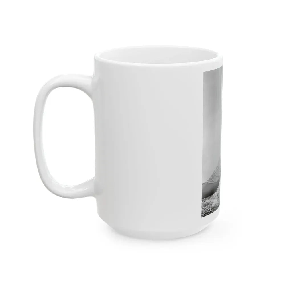 Joan Collins #424 (Vintage Female Icon) White Coffee Mug - Go Mug Yourself