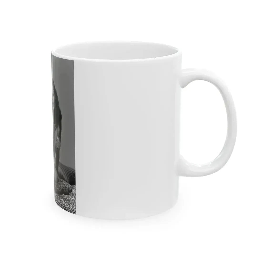 Joan Collins #424 (Vintage Female Icon) White Coffee Mug - Go Mug Yourself