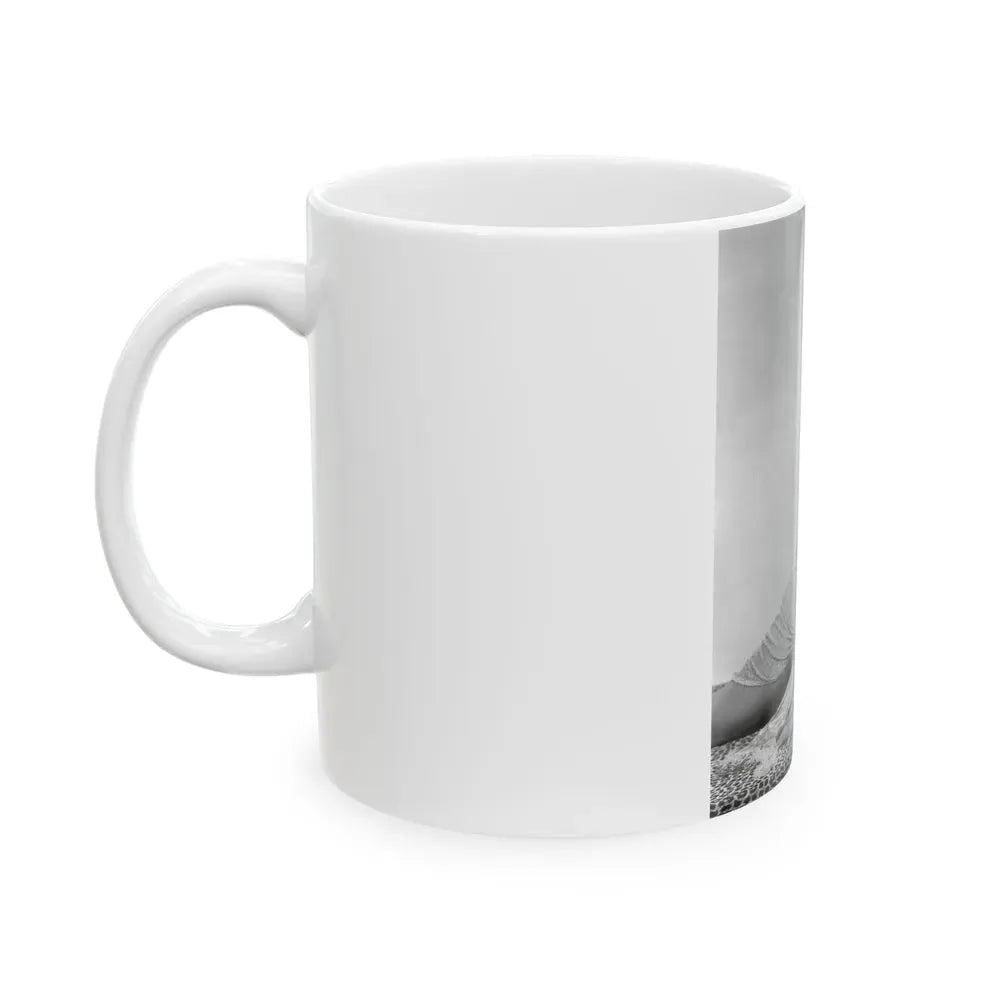 Joan Collins #424 (Vintage Female Icon) White Coffee Mug - Go Mug Yourself