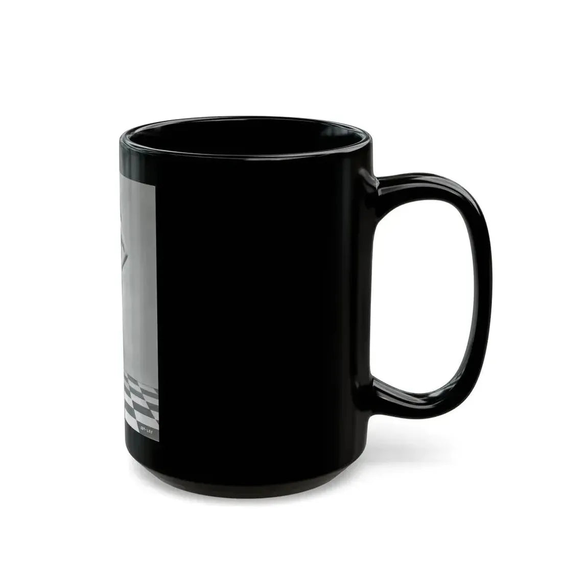 Joan Collins #427 (Vintage Female Icon) Black Coffee Mug - Go Mug Yourself