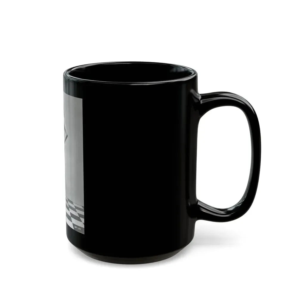 Joan Collins #427 (Vintage Female Icon) Black Coffee Mug - Go Mug Yourself