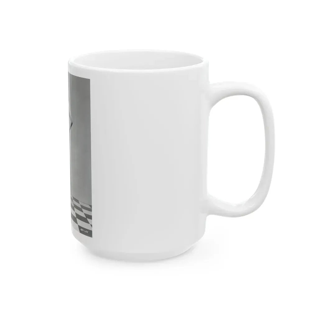 Joan Collins #427 (Vintage Female Icon) White Coffee Mug - Go Mug Yourself