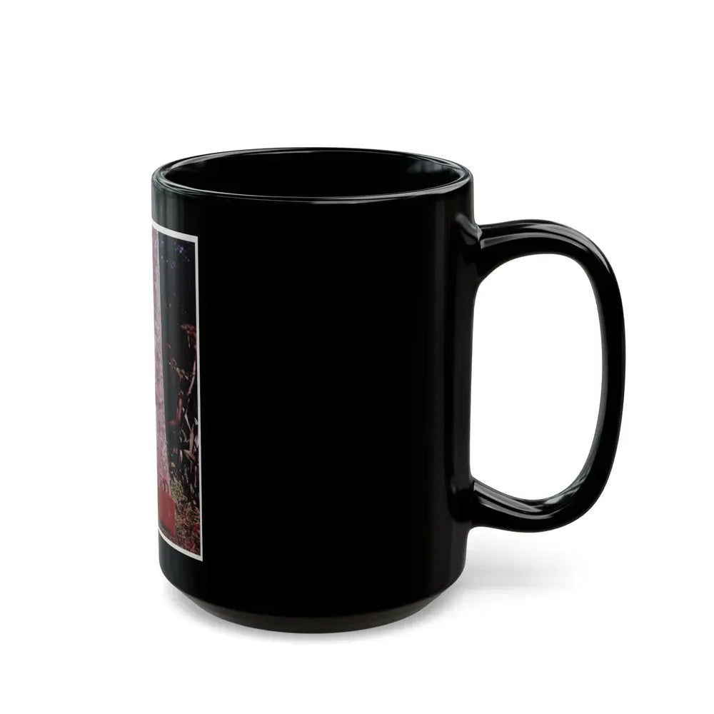 Joan Collins #428 (Vintage Female Icon) Black Coffee Mug - Go Mug Yourself
