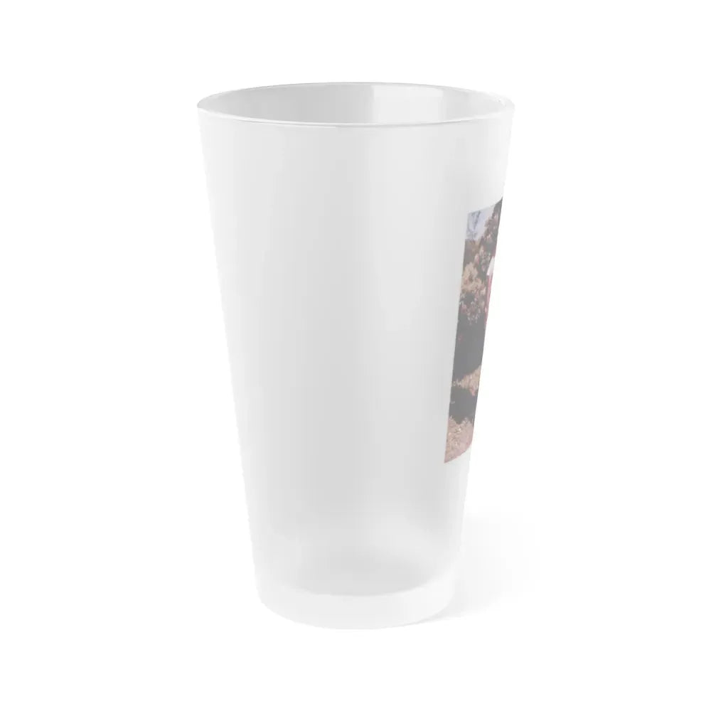 Joan Collins #428 (Vintage Female Icon) Frosted Pint Glass 16oz - Go Mug Yourself