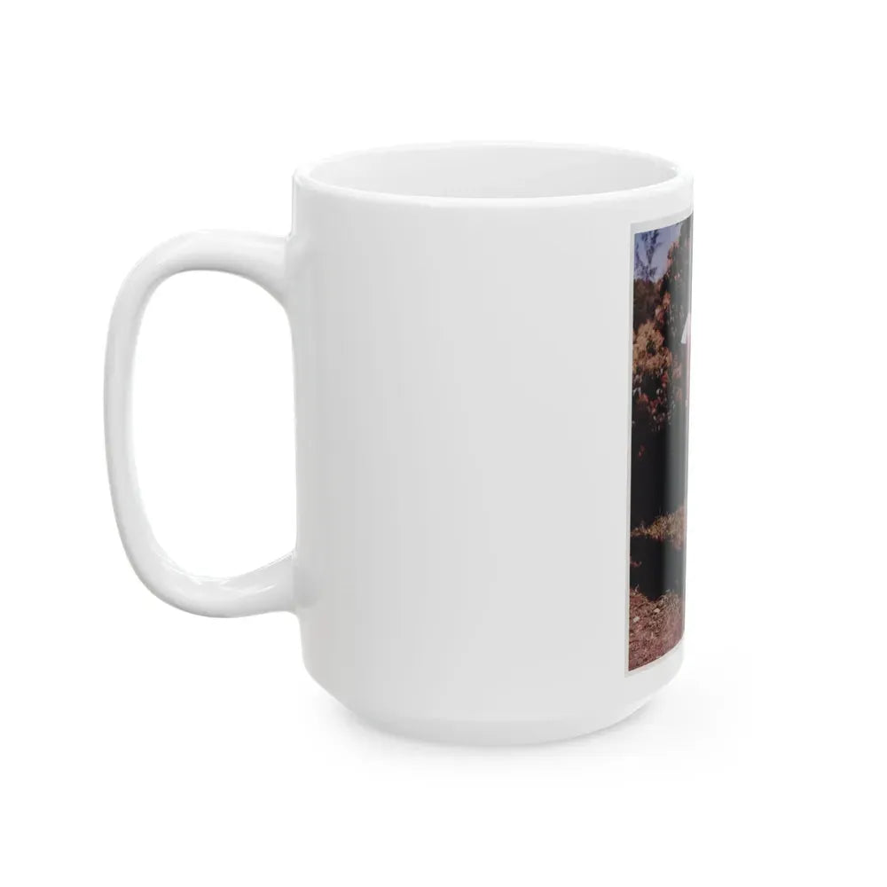 Joan Collins #428 (Vintage Female Icon) White Coffee Mug - Go Mug Yourself