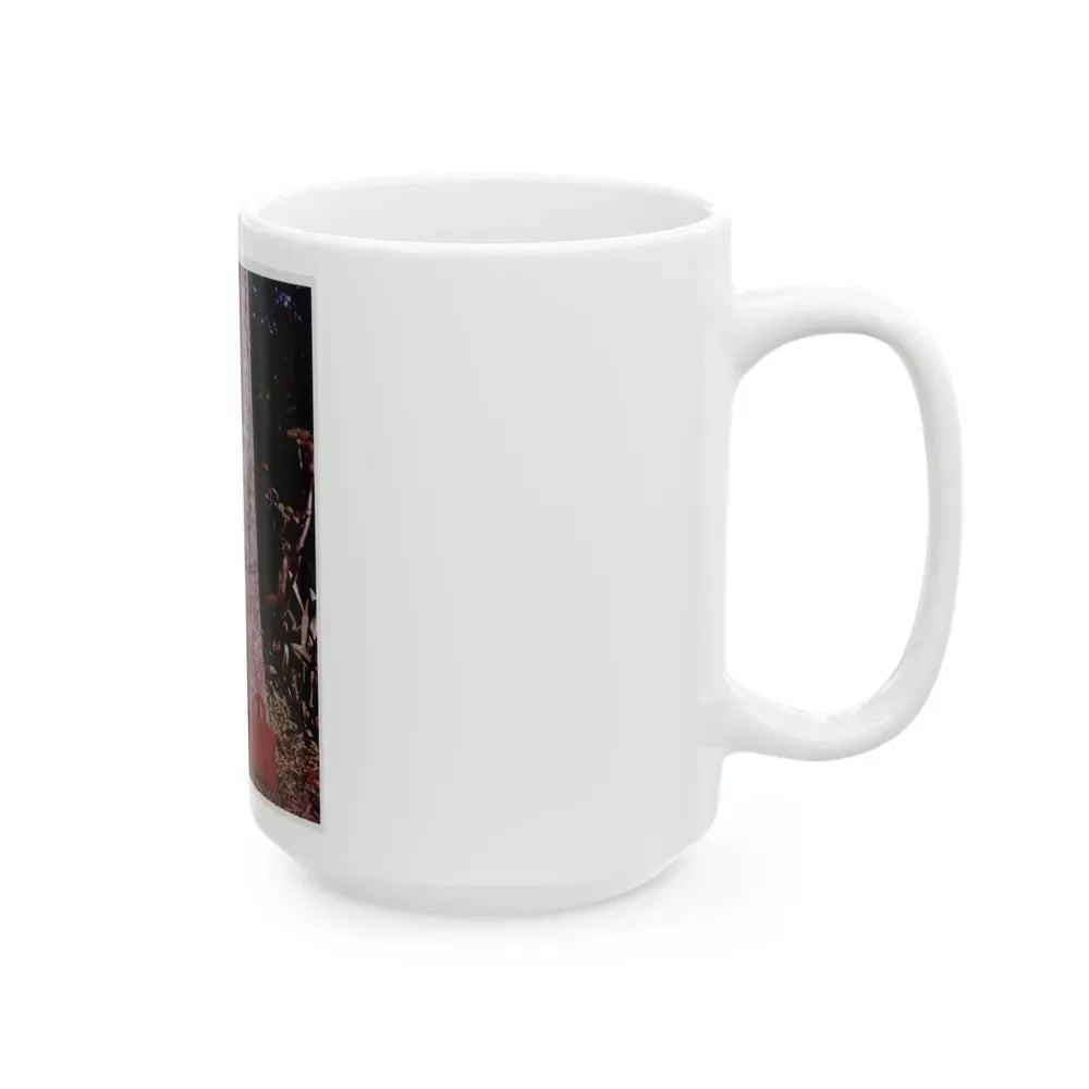 Joan Collins #428 (Vintage Female Icon) White Coffee Mug - Go Mug Yourself
