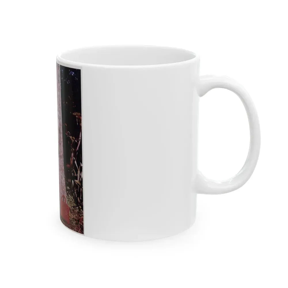 Joan Collins #428 (Vintage Female Icon) White Coffee Mug - Go Mug Yourself