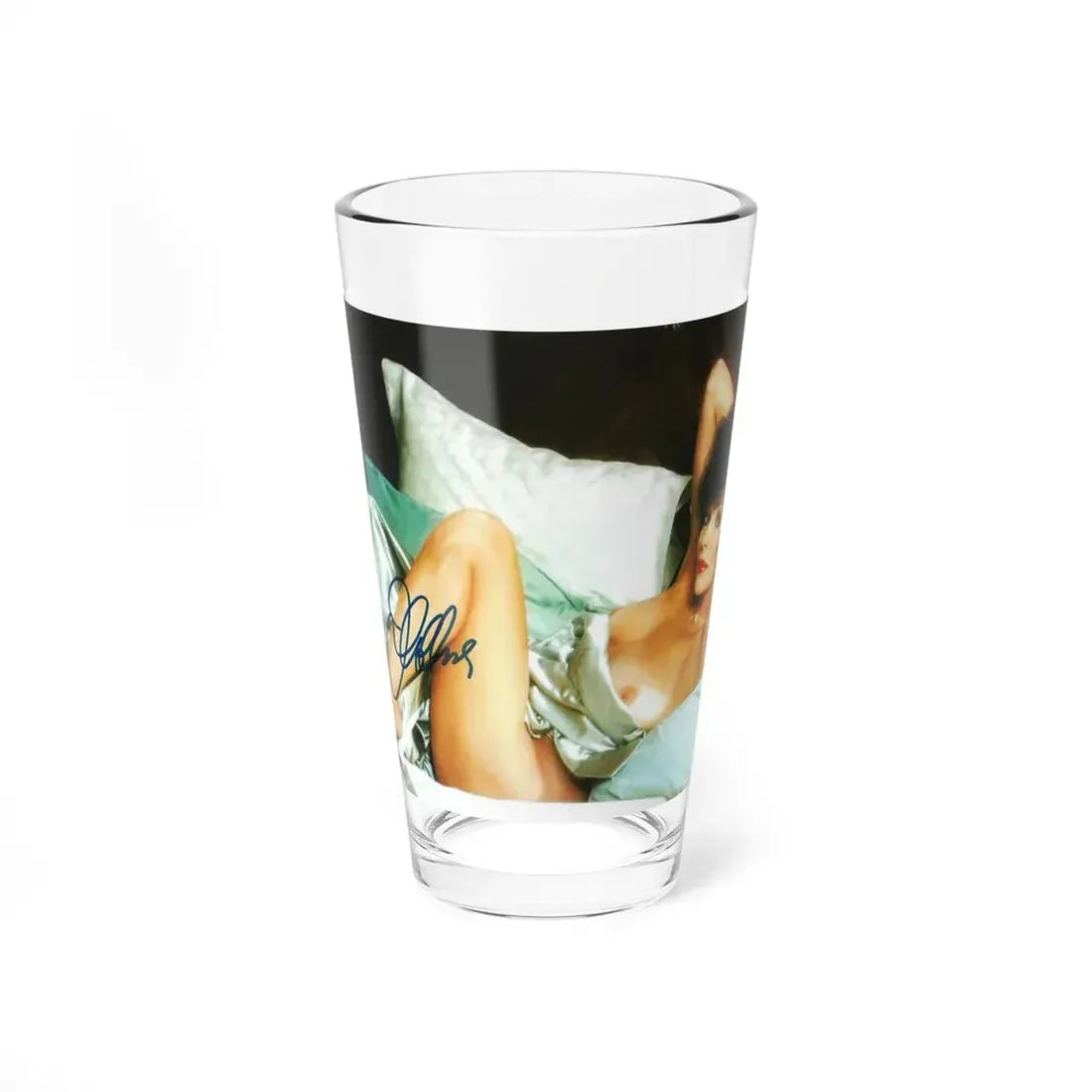 Joan Collins #429 - Topless (Vintage Female Icon) Pint Glass 16oz 16oz - Go Mug Yourself