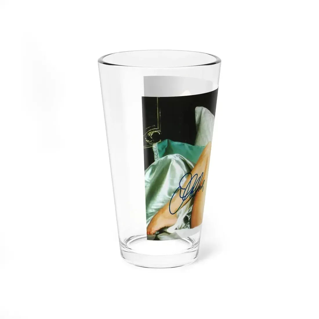 Joan Collins #429 - Topless (Vintage Female Icon) Pint Glass 16oz - Go Mug Yourself
