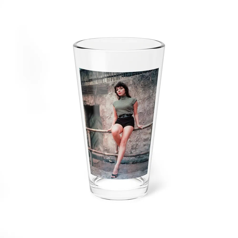 Joan Collins #431 (Vintage Female Icon) Pint Glass 16oz 16oz - Go Mug Yourself