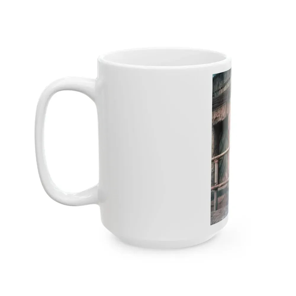 Joan Collins #431 (Vintage Female Icon) White Coffee Mug - Go Mug Yourself