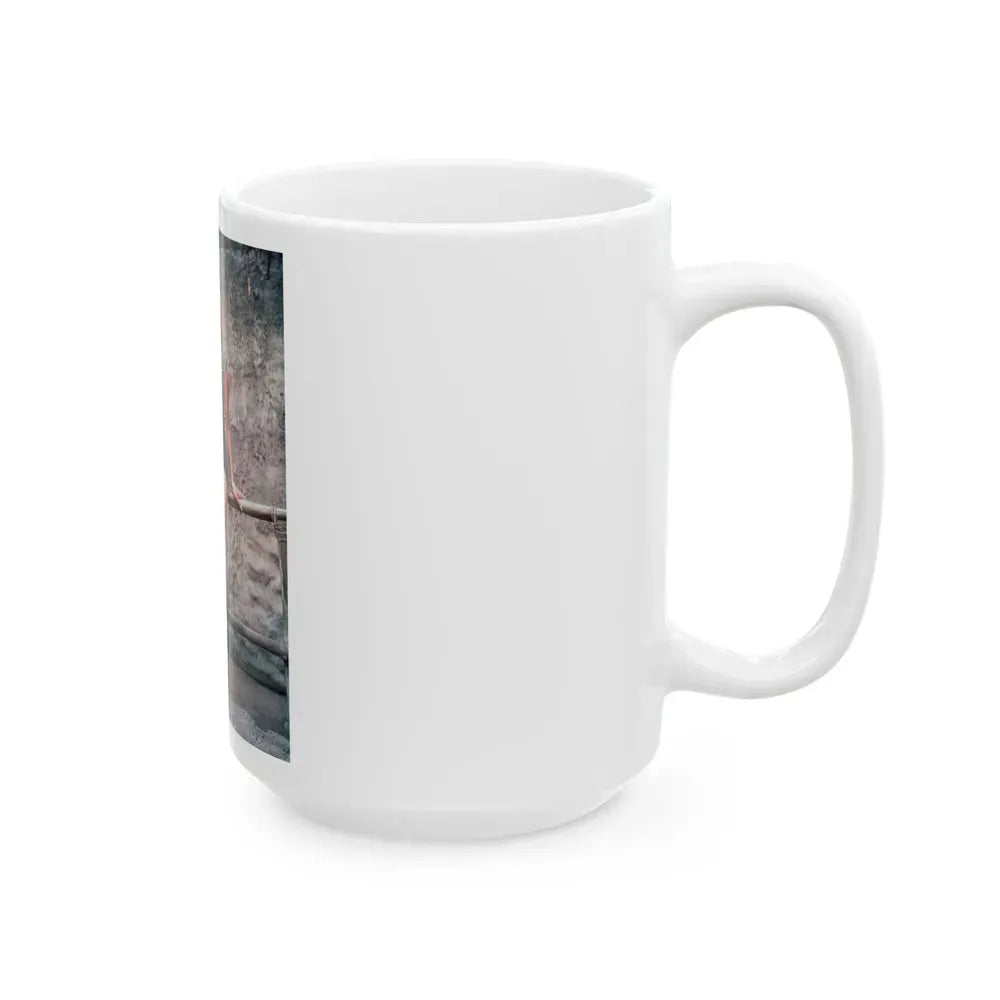 Joan Collins #431 (Vintage Female Icon) White Coffee Mug - Go Mug Yourself
