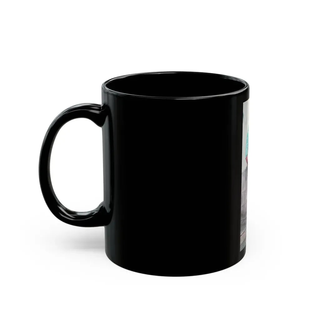 Joan Collins #432 (Vintage Female Icon) Black Coffee Mug - Go Mug Yourself