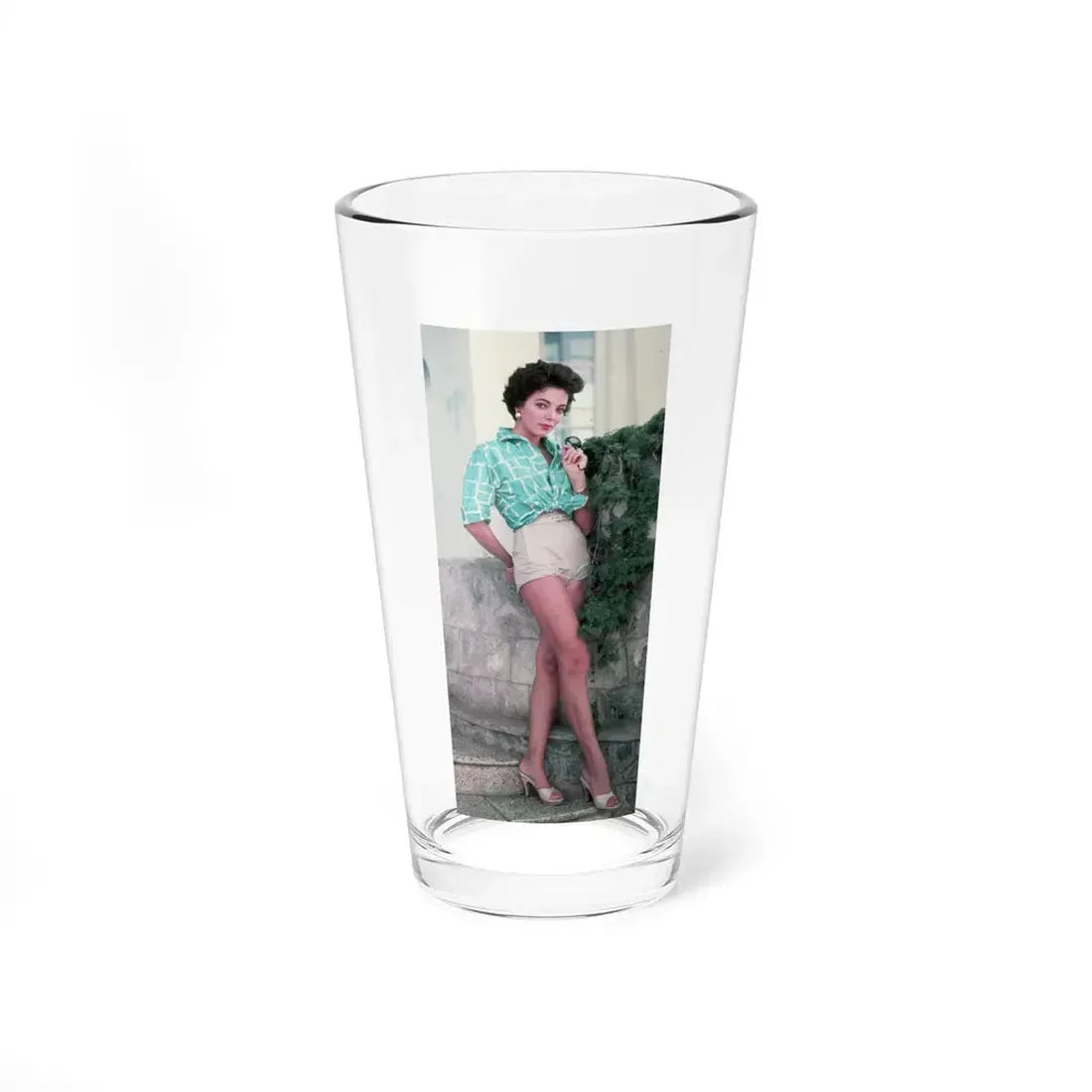 Joan Collins #432 (Vintage Female Icon) Pint Glass 16oz 16oz - Go Mug Yourself
