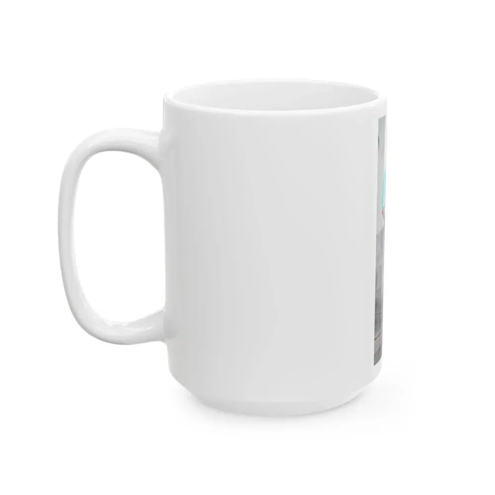 Joan Collins #432 (Vintage Female Icon) White Coffee Mug - Go Mug Yourself