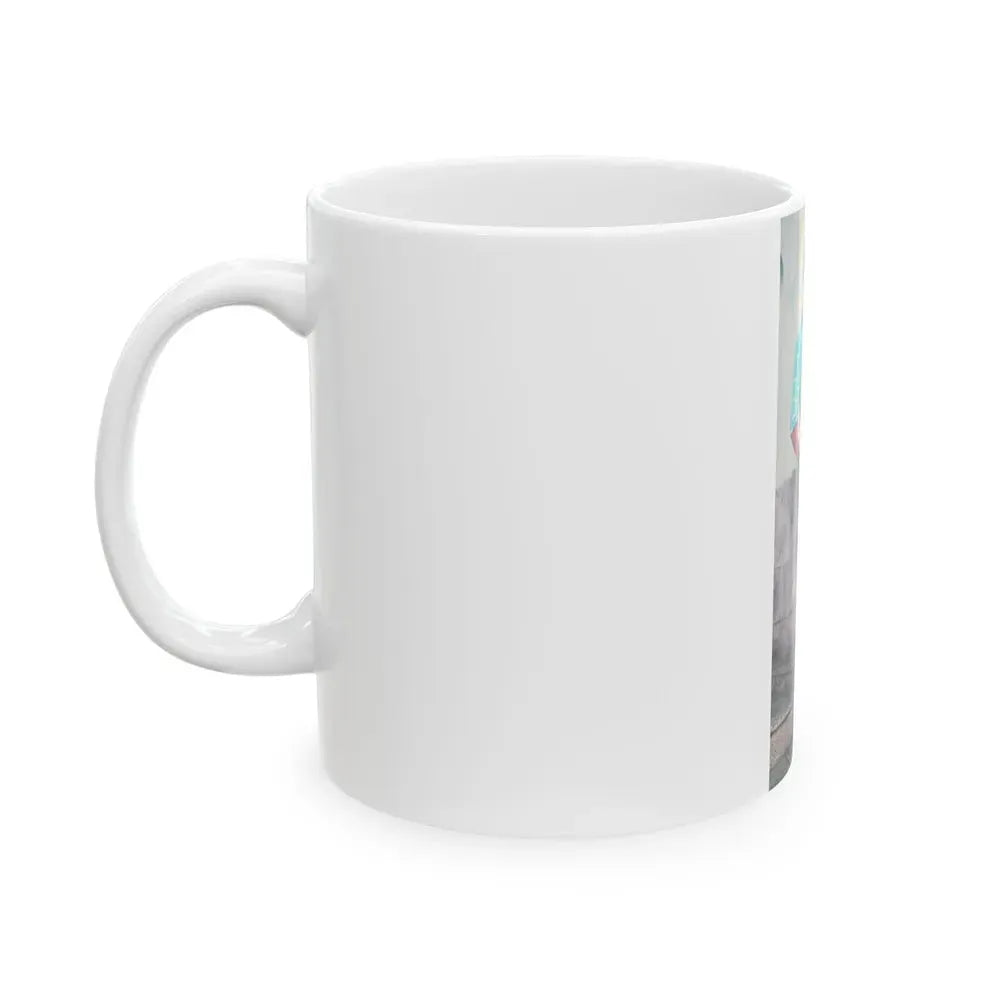 Joan Collins #432 (Vintage Female Icon) White Coffee Mug - Go Mug Yourself