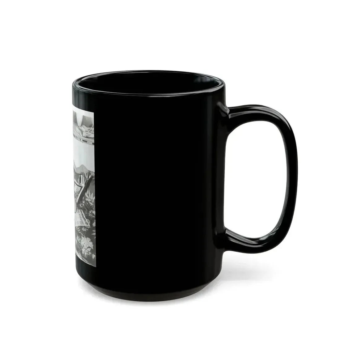 Joan Collins #434 (Vintage Female Icon) Black Coffee Mug - Go Mug Yourself