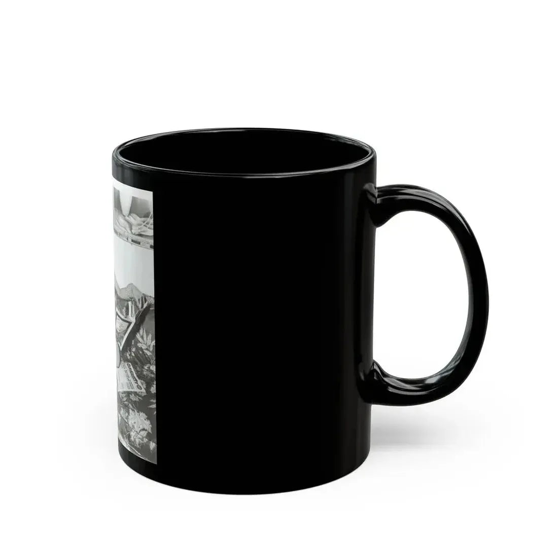Joan Collins #434 (Vintage Female Icon) Black Coffee Mug - Go Mug Yourself